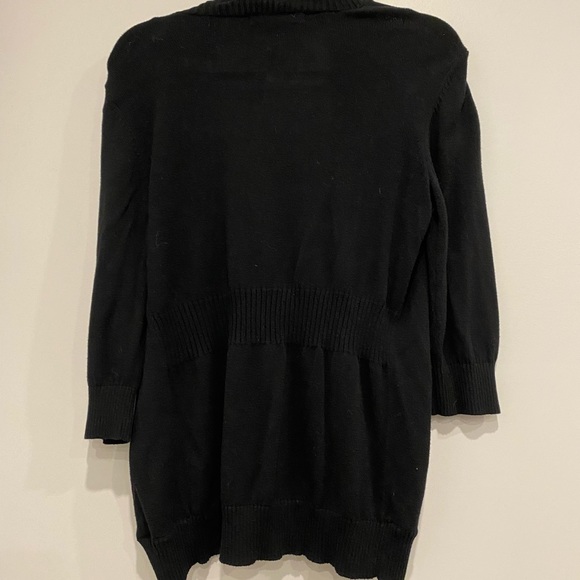 •2/$30• Black 89th & Madison Open Cardigan - Size Medium - Picture 4 of 5